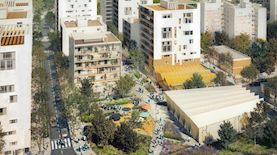 הדמיית תוכנית מתחם אורות, צילום: תכנון והדמייה - דרמן ורבקל אדריכלים